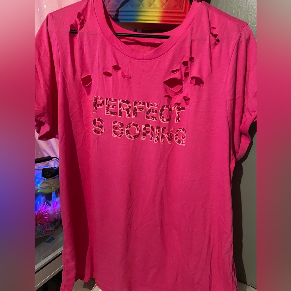 Distressed torrid t shirt